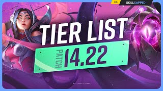 NEW TIER LIST for PATCH 1422  League of Legends [upl. by Annoyed]