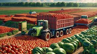 How Modern Farms Harvest Millions of Tomatoes Every Year [upl. by Bruni696]