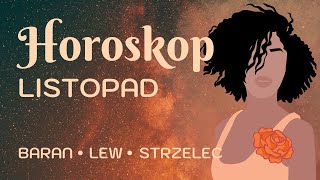 Listopad 2024 żywioł ognia 🔥 Baran Lew Strzelec [upl. by Alemaj]