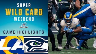 Rams vs Seahawks Super Wild Card Weekend Highlights  NFL 2020 Playoffs [upl. by Lleinnad]