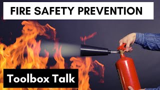 Fire Safety Prevention Toolbox Talk [upl. by Ott87]