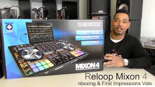 Reloop Mixon 4 Unboxing Video [upl. by Eegnat]