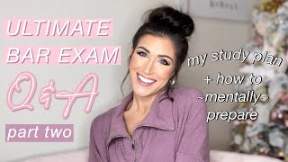 HOW I STUDIED FOR THE BAR EXAM amp PASSED🥳  mental health tips  part 2 [upl. by Tootsie]