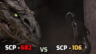 SCP682 VS SCP106 SFM [upl. by Sivel]