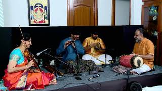 Shiva Shiva Shiva Enaraada  Pantuvarali raga  Adi tala  Thyagaraja  Flute J A Jayant and team [upl. by Yevad339]