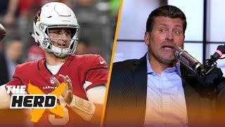 Mark Schlereth on Rosens debut for Arizona Earl Thomas flipping the bird  NFL  THE HERD [upl. by Koball]