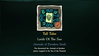 Sea Of Thieves  Commendations  Lords Of The Sea  Journals Of Forsaken 📖 [upl. by Hephzipah220]