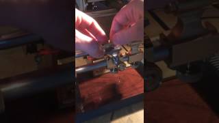 Mini watchmakers lathe [upl. by Nnylarac]