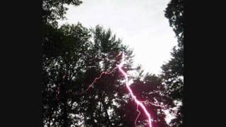 Two Bolts of Lightning  Hitting Ground  And Coming Right At Mewmv [upl. by Nalra]