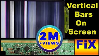 How to fix vertical bars on LED TV [upl. by Carmen]