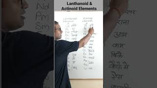 Trick to learn f block elements mnemonic of lanthanoid and Actinoid Elements [upl. by Heidy]