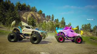 MONSTER JAM 2 GAMEPLAY WITH ME AND MY SON [upl. by Kir232]