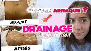 Drainage lymphatique GROSSE ARNAQUE ou vraiment efficace [upl. by Gusba621]