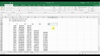 Ekonometria na prawdziwych danych statystycznych pobranych z BDL w Excelu analiza regresji [upl. by Atniuqal762]