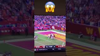 ￼Hail Mary to win the game😱😱 ChicagoBears WashingtonCommanders NFL NFLGameDay [upl. by Kristos361]