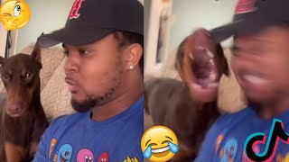 Bark at Your Dog and see their Reaction  TikTok Trends compilation [upl. by Auqinihs]