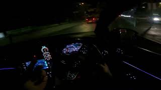 NIGHT POV DRIVE IN MY STAGE 2 GOLF MK75 GTI [upl. by Noraf]