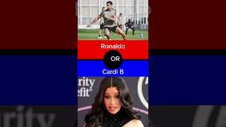 would you rather soccer playersfemale rappers video [upl. by Itra902]