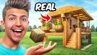 I Did Every Minecraft Challenge in Real Life [upl. by Anaeed]