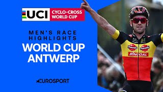 OUTSTANDING WIN 🙌  Mens UCI CycloCross World Cup Race Highlights  Eurosport Cycling [upl. by Etennaej99]