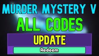 New Murder Mystery V Codes  Roblox Murder Mystery V Codes May 2024 [upl. by Yates711]