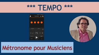 Tutoriel Tempo  Le métronome pour les musiciens et les étudiants en musique [upl. by Oigufer459]