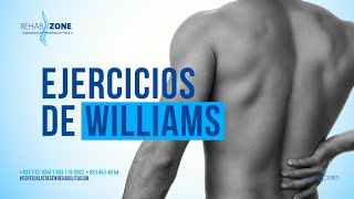 Ejercicios de Williams  Rehabzone y Clínica de la Columna [upl. by Kean382]