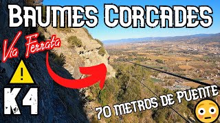 🧗Via ferrata Baumes corcades Integral k4k5💀 Explicada paso a paso [upl. by Virginia]