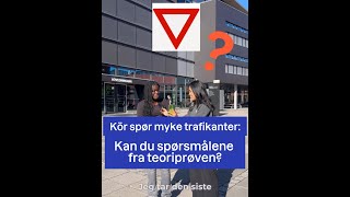 Teoriprøven på gata Er folk klare for oppkjøring 🚗💥 [upl. by Gnehs340]