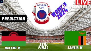 Malawi vs Zambia Live Stream COSAFA Womens Cup 2024 Semi Final Commentary Score amp Highlights [upl. by Kimmel]