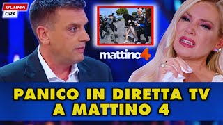 🔴MATTINO 4 Federica Panicucci e Roberto Poletti sconvolti dalla scena avvenuta in diretta tv [upl. by Lucas]