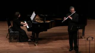 JS Bach Sonata in e minor BWV 1034 Third Mov Marco Granados flute Jeongeun Yom piano [upl. by Oelak]