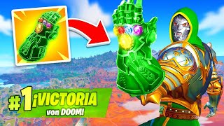 NUEVO GUANTELETE del INFINITO 20 de DR DOOM GAMEPLAY en Fortnite 😱🔥 [upl. by Connelley290]