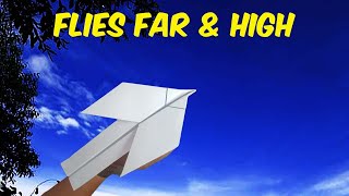 How To Make Easy Paper plane  How to make a paper airplane With Paper A4 That fly Far and high [upl. by Pete412]