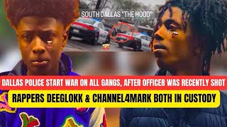 WAR ON GANGS in DALLAS Channel 4 members ARRESTED BY POLICE Deeglokk amp Channel4Mark in CUSTODY [upl. by Ttehr]