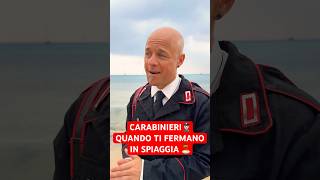 CARABINIERI👮🏻‍♂️ Quando Ti Fermano IN SPIAGGIA 🏝️  iPantellas [upl. by Llenehc337]