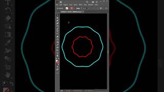 Abstract Adobe Illustrator tipshortsvideo [upl. by Eekram]