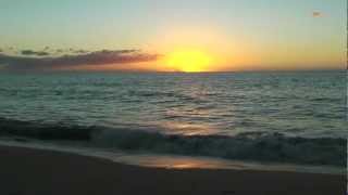 Polihale Beach Sunset  Kauai  HD [upl. by Htiekal345]