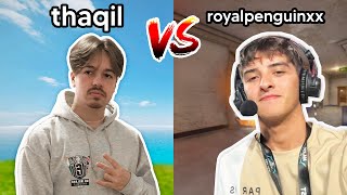 THAQIL VS ROYALPENGUIN 1V1 [upl. by Novek36]