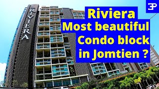 The Riviera Jomtien the most beautiful condo block in Jomtien Pattaya Thailand  Sea View Condos [upl. by Craw]