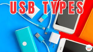 USB Types Various Types of USB Cables A B and C and Their Differences [upl. by Adlanor805]