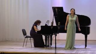 Concert de mélodie française FPoulenc GFauré ARoussel MRavel Minsk15032017 [upl. by Nessi268]