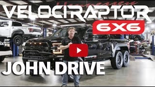 VelociRaptor 6X6 Test Drive with John Hennessey [upl. by Ahsaeym]