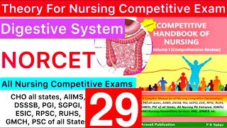 Digestive System Theory  GIT  Digestion in Hindi Norcet Preparation  NORCET ESIC RRB PGI [upl. by Guttery]