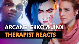 JINX vs EKKO Fight  Arcane Episode 7 Reaction [upl. by Smoht]