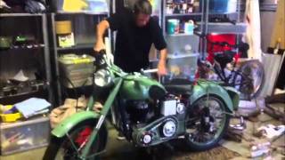 BSA C10 Motorcycle restoration [upl. by Enaj273]