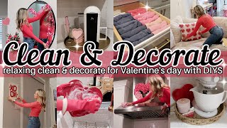 NEW CLEAN AND DECORATE WITH VALENTINES DAY 2024 DOLLAR TREE DIY TIFFANI BEASTON HOMEMAKING 2024 [upl. by Dulcinea430]