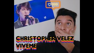 REACCION  CHRISTOPHER VELEZ  VIVEME [upl. by Engamrahc]