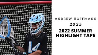 Andrew Hoffman  2025  Goalie  Summer 2022 Highlights [upl. by Robina]