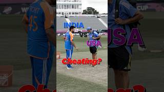 Team India caught Cheating in India vs USA match 😱 Stop Clock rule cricket trending worldcup icc [upl. by Accebar]